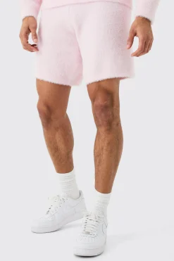 boohooMAN Fluffy Relaxed Short In | UK| Shorts