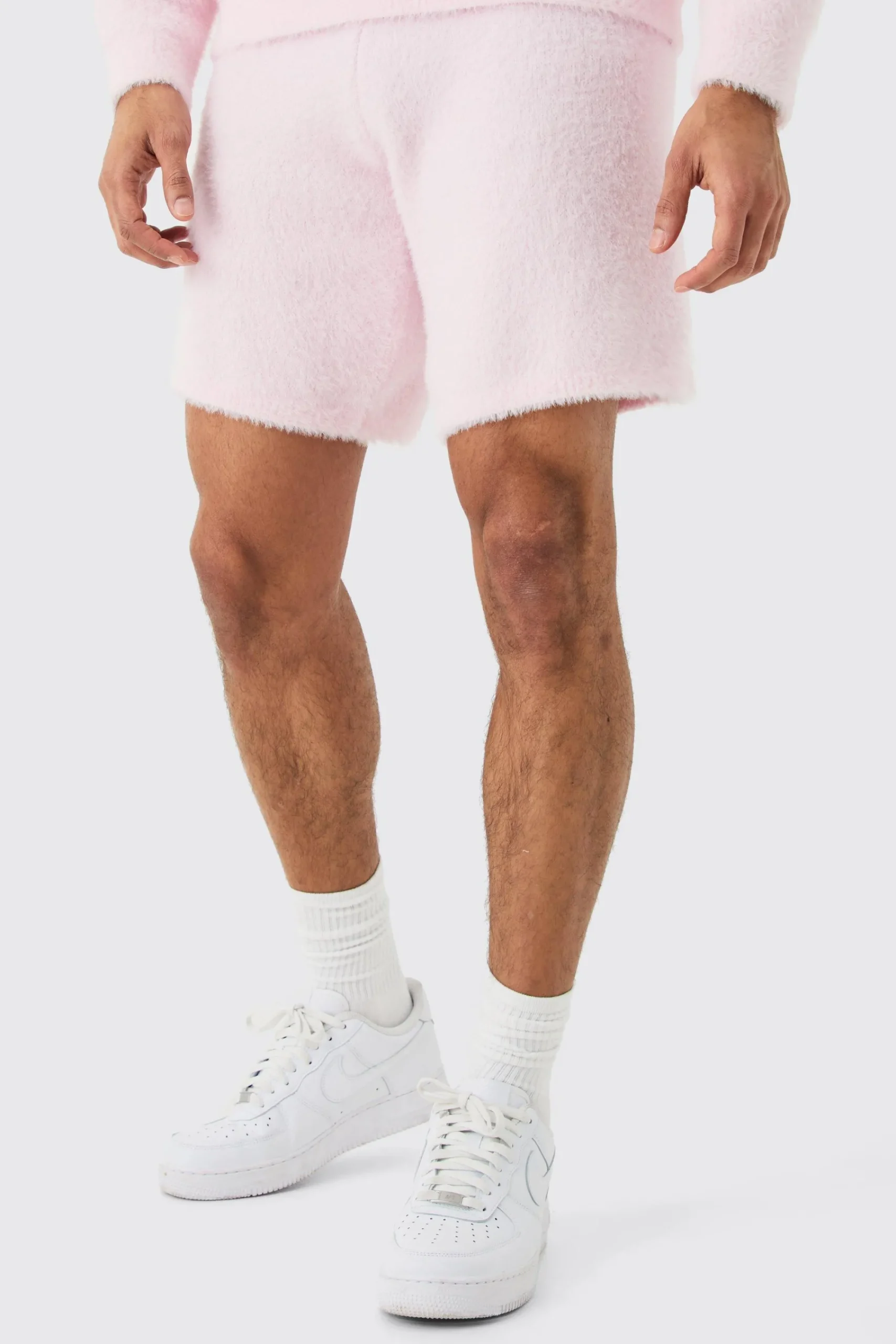 boohooMAN Fluffy Relaxed Short In | UK| Shorts