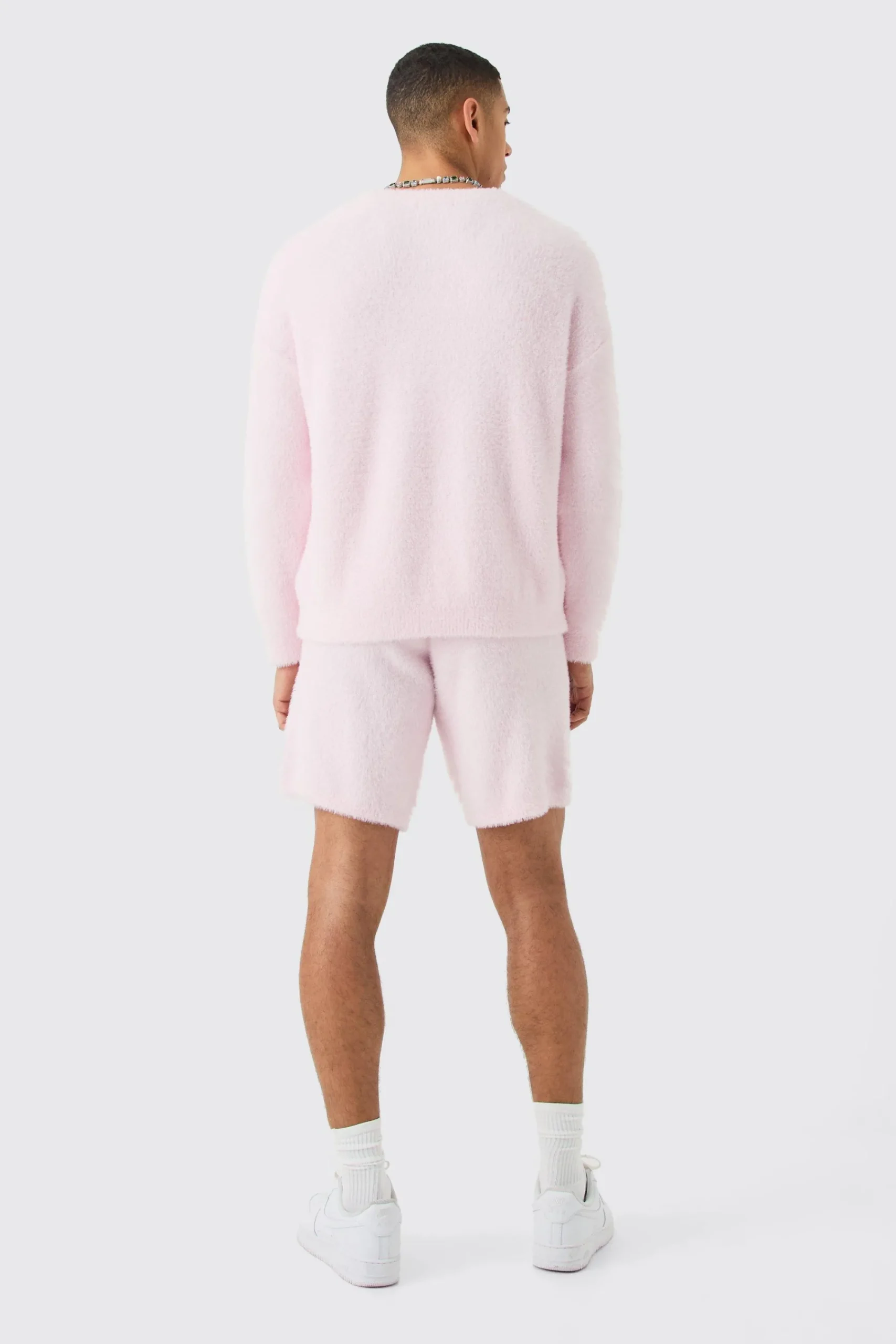 boohooMAN Fluffy Relaxed Short In | UK| Shorts