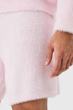 boohooMAN Fluffy Relaxed Short In | UK| Shorts