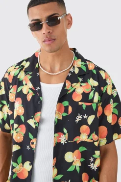boohooMAN Fruit Shirt & Swim Short Set | UK| Sets & Co-Ords
