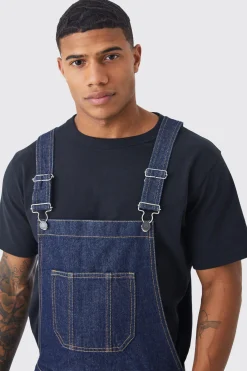 boohooMAN Full Length Denim Dungarees | UK| Jeans