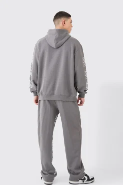 boohooMAN Gothic B Oversized Gusset Tracksuit | UK| Tracksuits