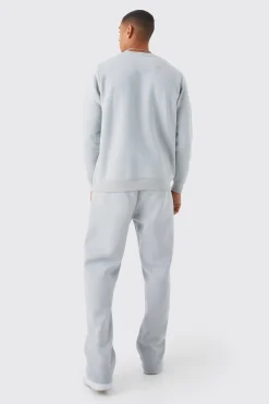 boohooMAN Graffiti Print Sweatshirt Tracksuit | UK| Tracksuits