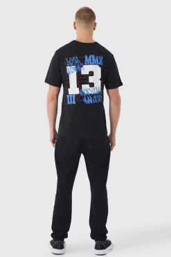 Grunge Varsity Official Printed T-Shirt | UK^boohooMAN