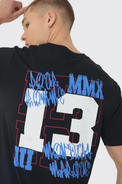 Grunge Varsity Official Printed T-Shirt | UK^boohooMAN