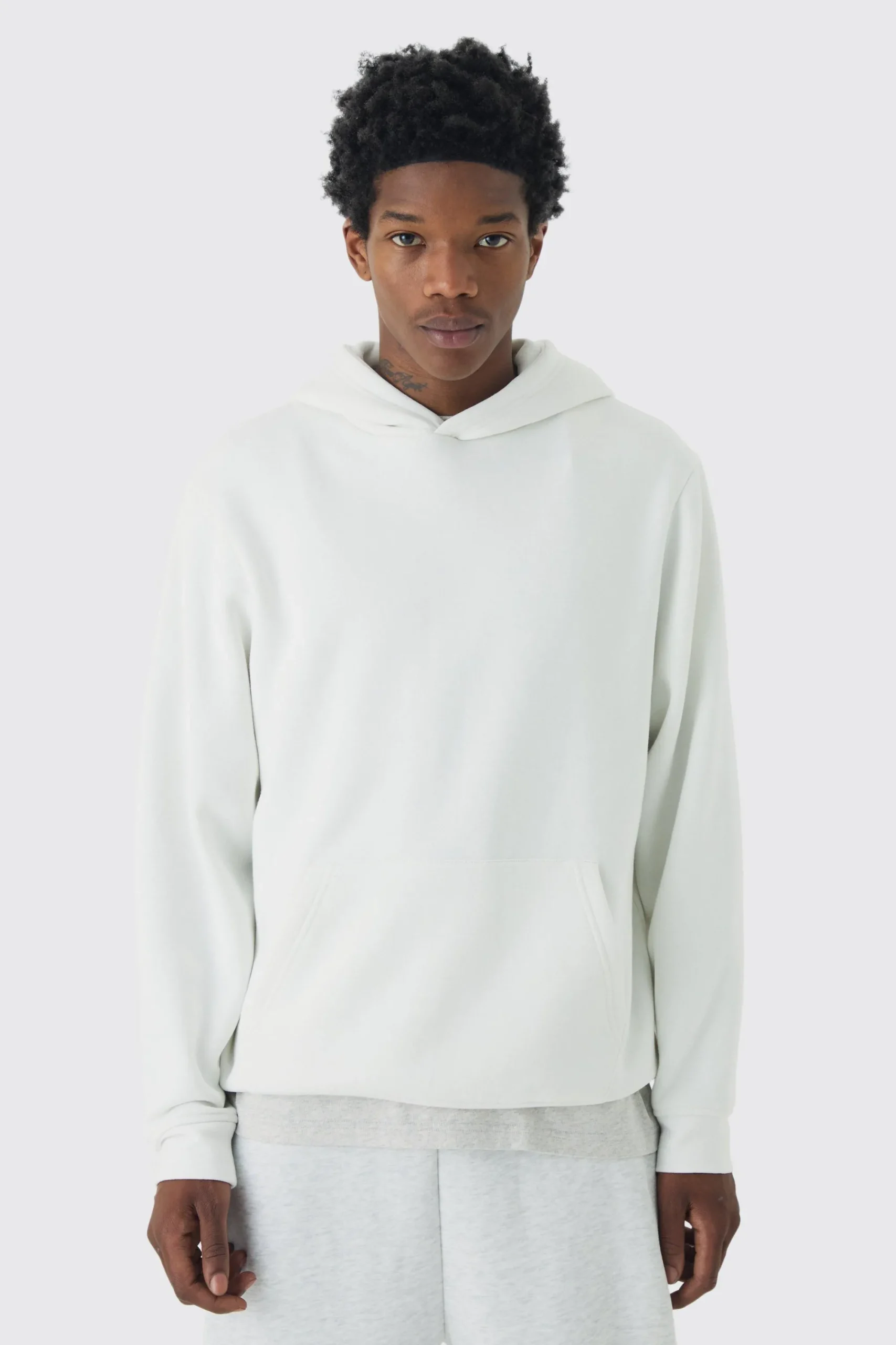 boohooMAN 330GSM Over The Head Basic Hoodie | UK| Hoodies & Sweatshirts