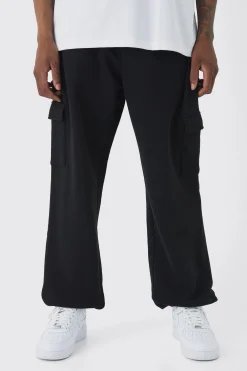 boohooMAN 330GSM Oversized Fit Basic Cargo Jogger | UK| Joggers