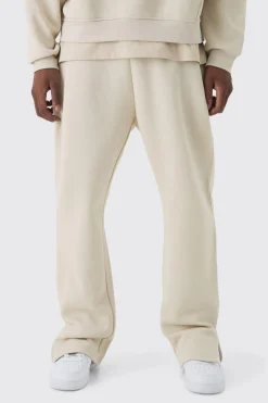 boohooMAN 330GSM Regular Fit Split Hem Jogger | UK| Joggers