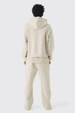 boohooMAN 330GSM Regular Fit Split Hem Jogger | UK| Joggers