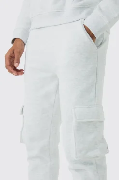 boohooMAN 330GSM Skinny Fit Cargo Jogger | UK| Joggers