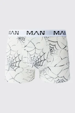 boohooMAN Halloween 2 Pack Man Spider Web Printed Boxers | UK| Underwear & Socks|Underwear & Socks