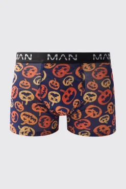 boohooMAN Halloween Pumpkin Print Boxers | UK| Underwear & Socks|Underwear & Socks