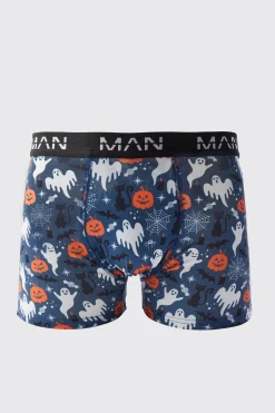boohooMAN Halloween Spooky Print Boxers | UK| Underwear & Socks|Underwear & Socks
