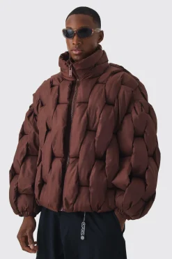 boohooMAN Hand Weft Padded Puffer | UK| Coats & Jackets