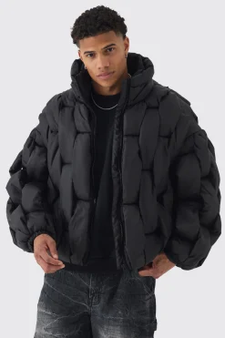 boohooMAN Hand Weft Padded Puffer | UK| Coats & Jackets