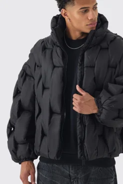 boohooMAN Hand Weft Padded Puffer | UK| Coats & Jackets