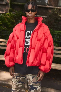 boohooMAN Hand Weft Padded Puffer | UK| Coats & Jackets