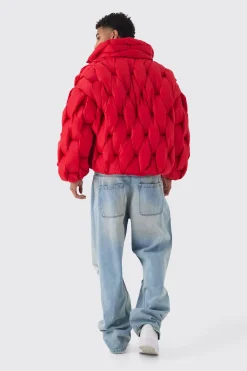 boohooMAN Hand Weft Padded Puffer | UK| Coats & Jackets