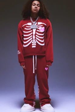 boohooMAN Heart Breaker Gusset Jogger | UK| Trousers|Joggers