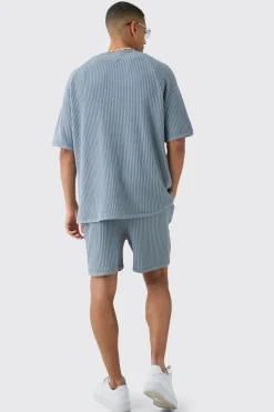 Heavy Jumbo Waffle Revere Baseball Shirt | UK^boohooMAN New