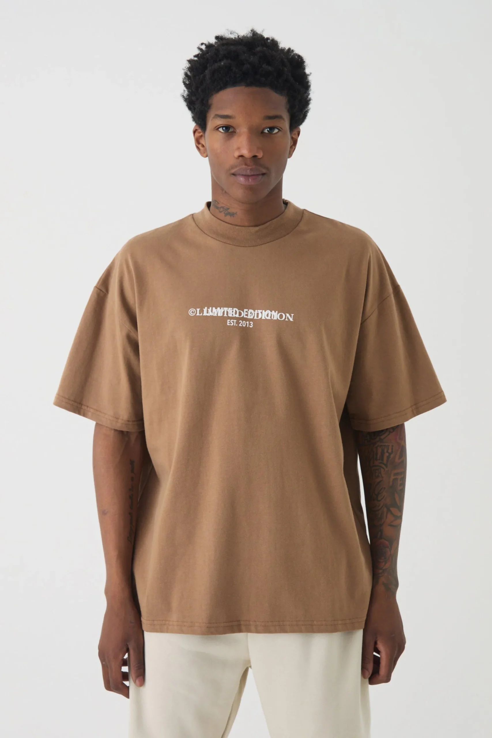 Heavyweight Limited Oversized T-shirt | UK^boohooMAN New
