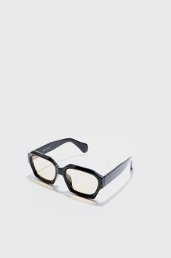 boohooMAN Hexagonal Sunglasses In | UK| Sunglasses