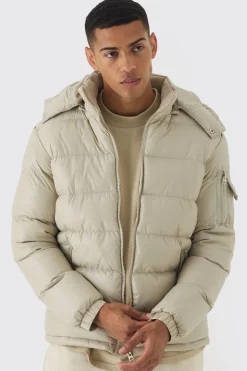 boohooMAN High Shine Padded Puffer Jacket In | UK| Coats & Jackets