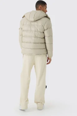 boohooMAN High Shine Padded Puffer Jacket In | UK| Coats & Jackets