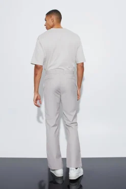 boohooMAN High Shine Trim Split Hem Suit Trousers | UK| Suits & Tailoring