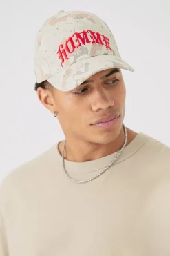 boohooMAN Homme Camo Cap In | UK| Hats & Caps