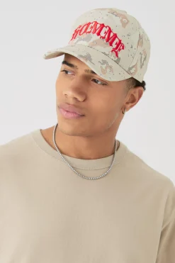 boohooMAN Homme Camo Cap In | UK| Hats & Caps