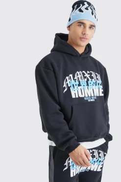 boohooMAN Homme Print Denim Gusset Tracksuit | UK| Tracksuits