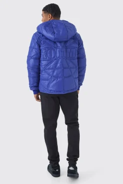boohooMAN Homme Quilted Puffer With Hood | UK| Coats & Jackets