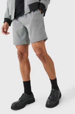 boohooMAN Houndstooth Checked Regular Fit Bomber Smart Set | UK| Suits & Tailoring