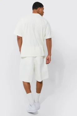 boohooMAN Ice Blue Distressed Denim Jacket And Jeans | UK| Sets & Co-Ords