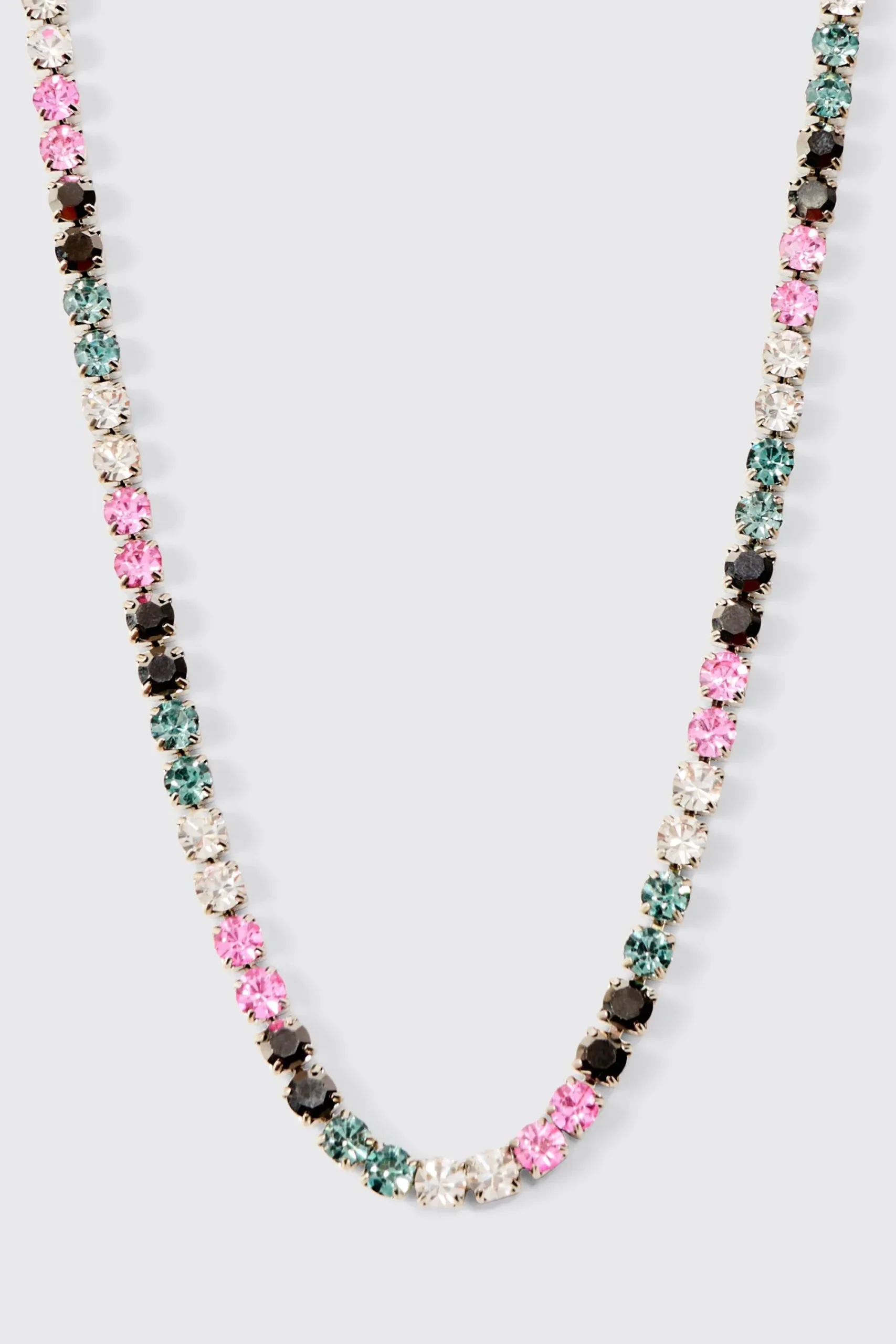 boohooMAN Iced Necklace In | UK| Jewellery & Watches