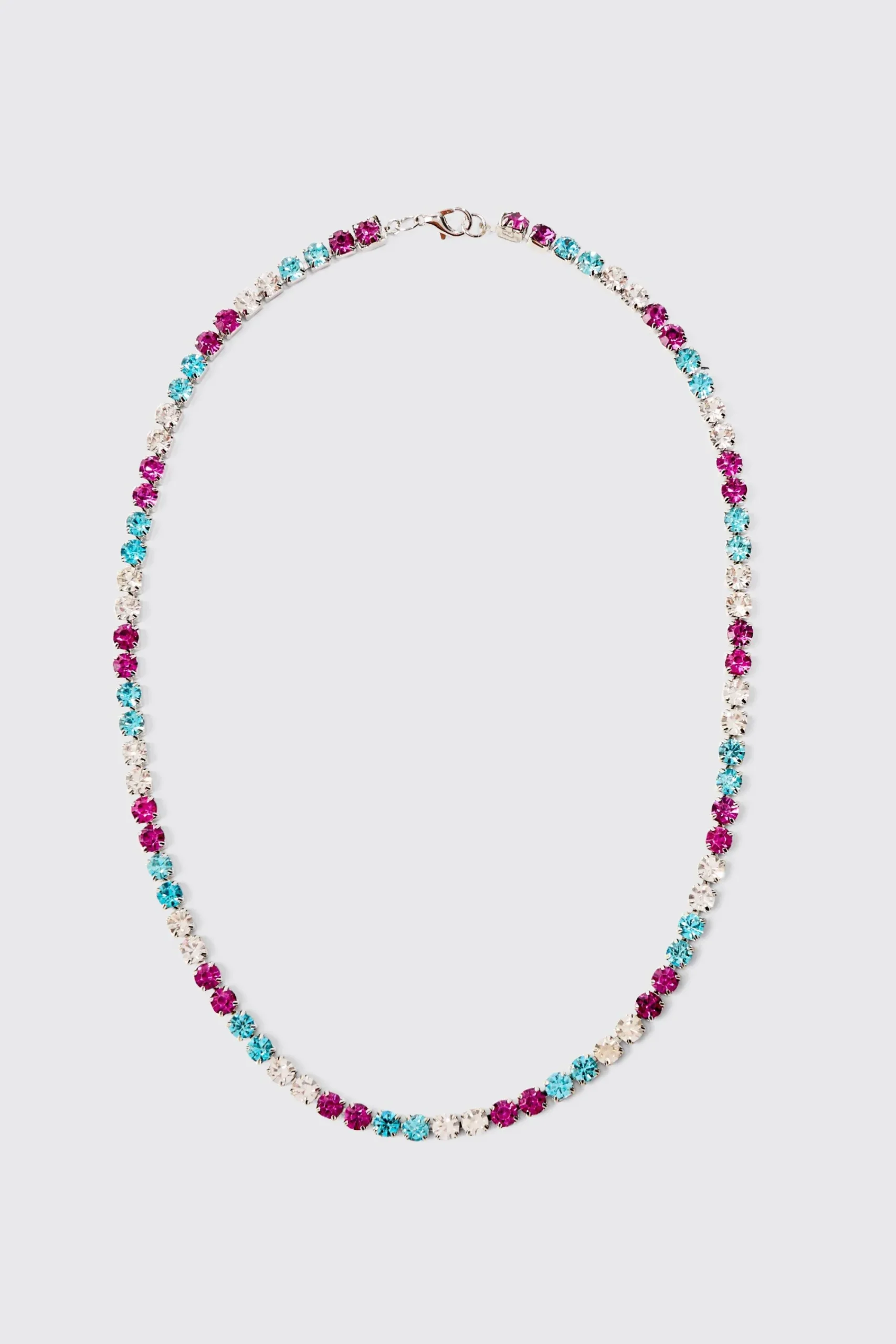 boohooMAN Iced Necklace In | UK| Jewellery & Watches