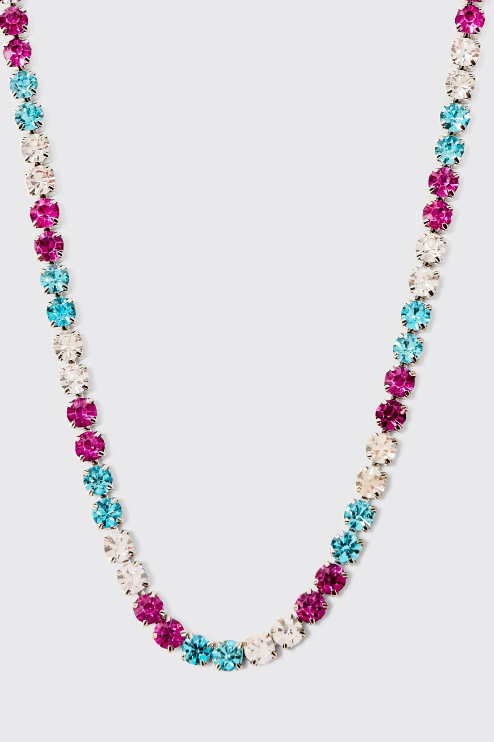 boohooMAN Iced Necklace In | UK| Jewellery & Watches