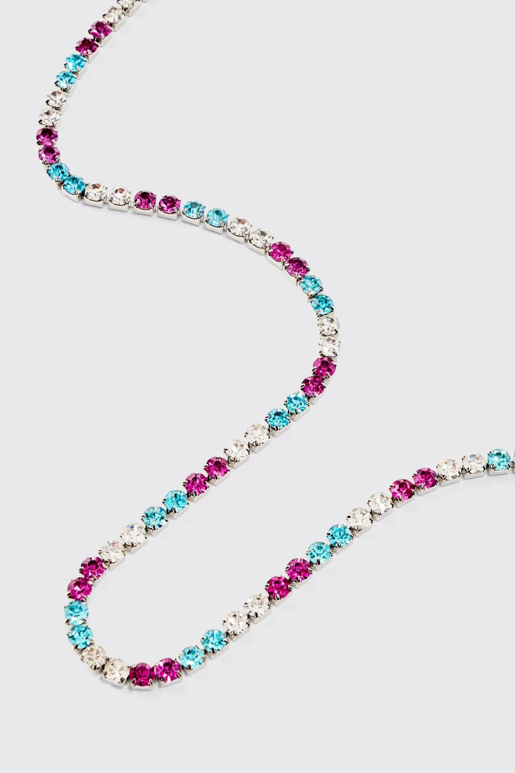 boohooMAN Iced Necklace In | UK| Jewellery & Watches