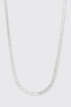 boohooMAN Iced Necklace In | UK| Jewellery & Watches