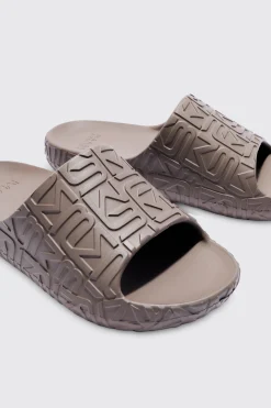 boohooMAN Inflated Bm Moulded Slider | UK| Sliders & Slippers