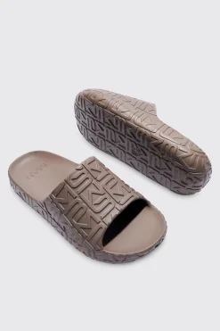 boohooMAN Inflated Bm Moulded Slider | UK| Sliders & Slippers