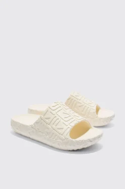 boohooMAN Inflated Bm Moulded Slider | UK| Sliders & Slippers