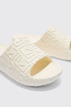 boohooMAN Inflated Bm Moulded Slider | UK| Sliders & Slippers