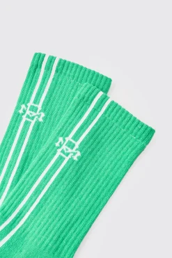 boohooMAN Jacquard BM Sports Stripe Sock In | UK| Underwear & Socks|Underwear & Socks