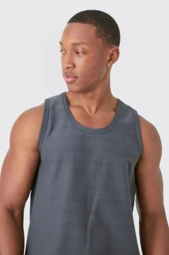 Jacquard Raised Striped Vest | UK^boohooMAN Hot