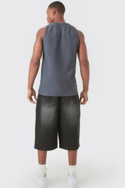 Jacquard Raised Striped Vest | UK^boohooMAN Hot