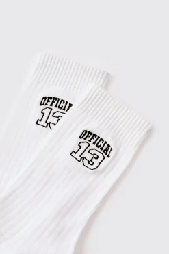 boohooMAN Jacquard Varsity Sports Socks | UK| Underwear & Socks|Underwear & Socks