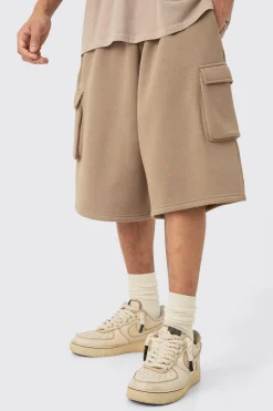 boohooMAN Jersey Cargo Long Jort | UK| Trousers|Shorts